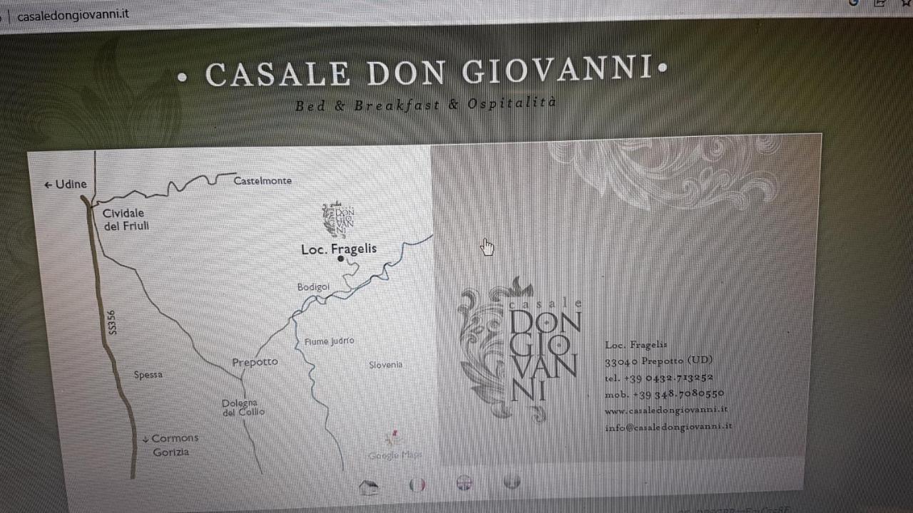 Casale Don Giovanni Prepotto  外观 照片